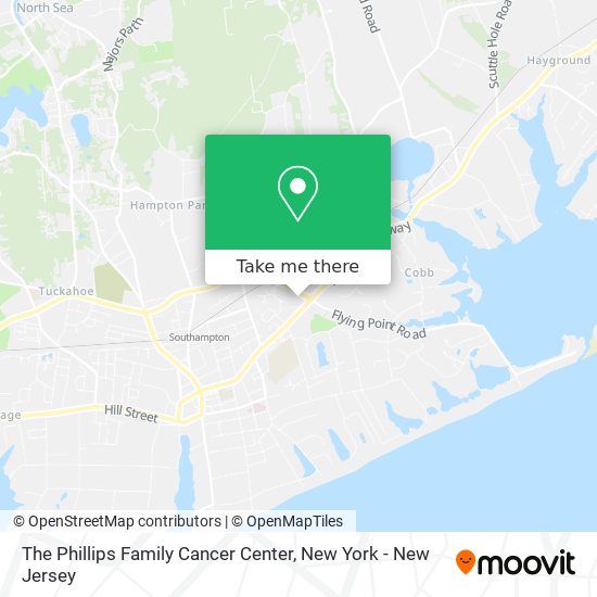 The Phillips Family Cancer Center map