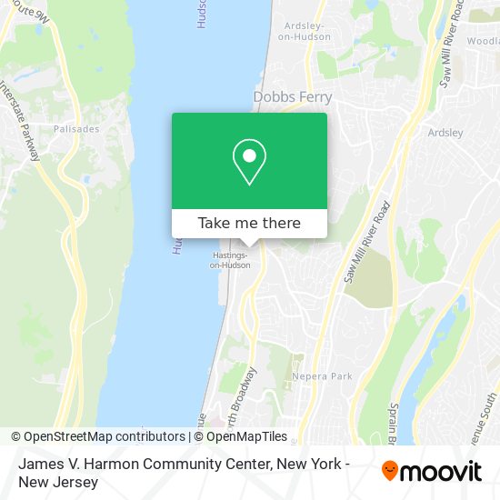 Mapa de James V. Harmon Community Center