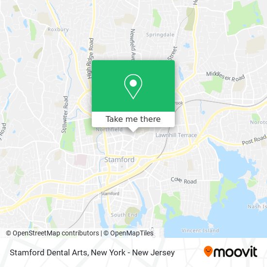 Stamford Dental Arts map