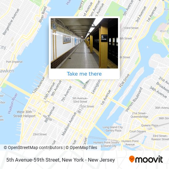 Mapa de 5th Avenue-59th Street