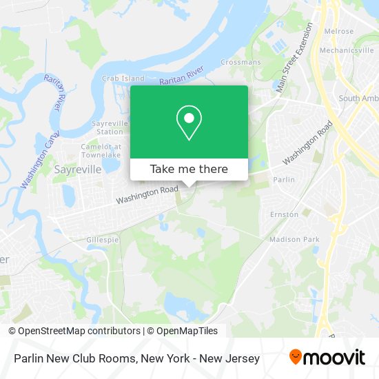 Mapa de Parlin New Club Rooms