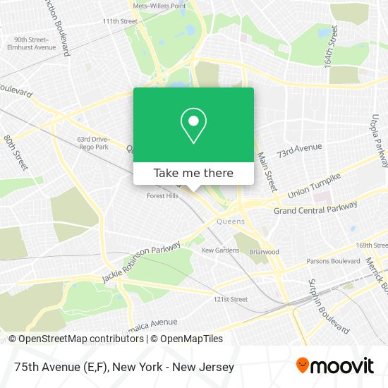 Mapa de 75th Avenue (E,F)