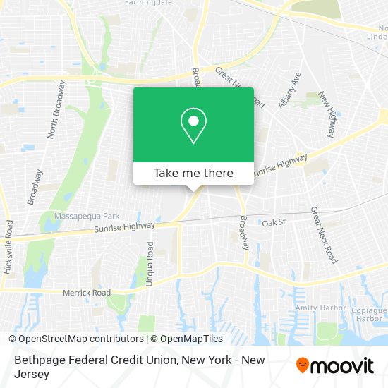 Mapa de Bethpage Federal Credit Union