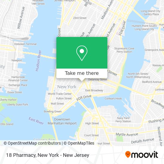 Mapa de 18 Pharmacy