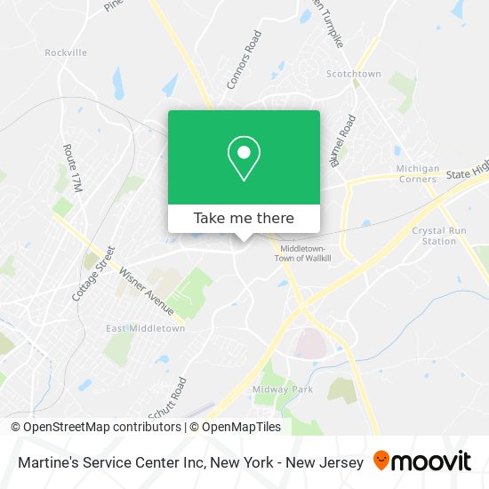 Martine's Service Center Inc map