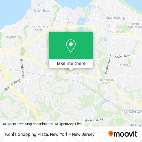 Mapa de Kohl's Shopping Plaza