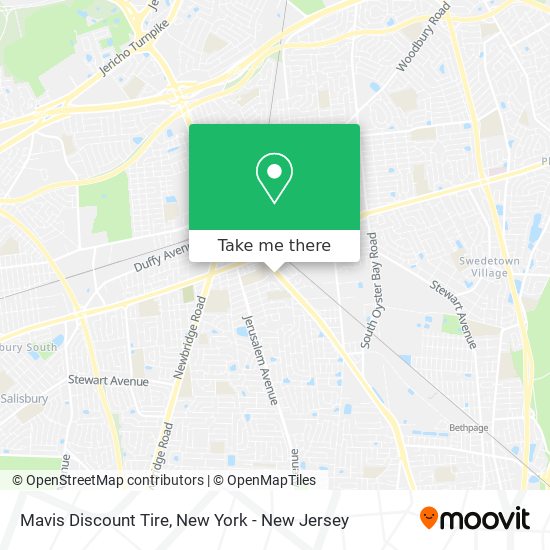 Mapa de Mavis Discount Tire