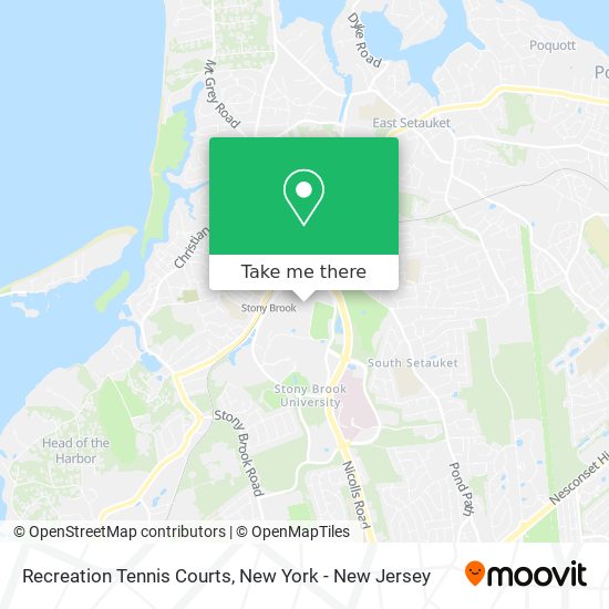 Recreation Tennis Courts map