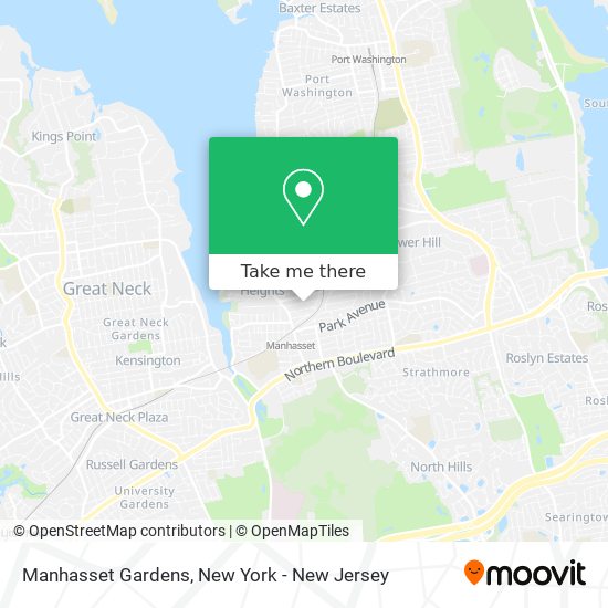 Manhasset Gardens map