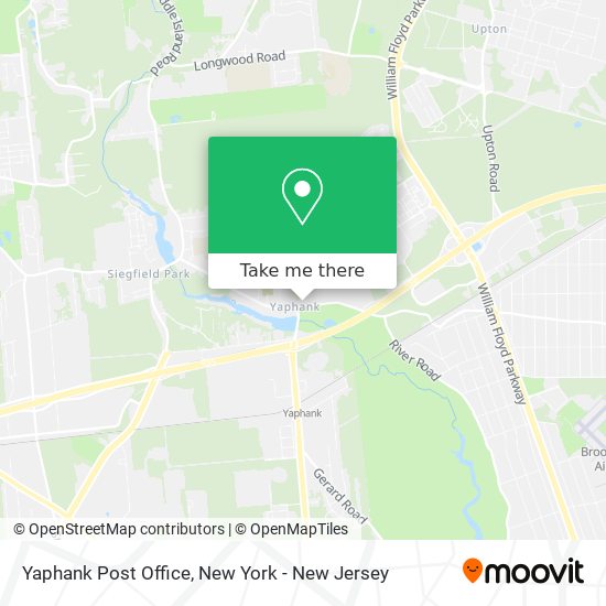 Mapa de Yaphank Post Office