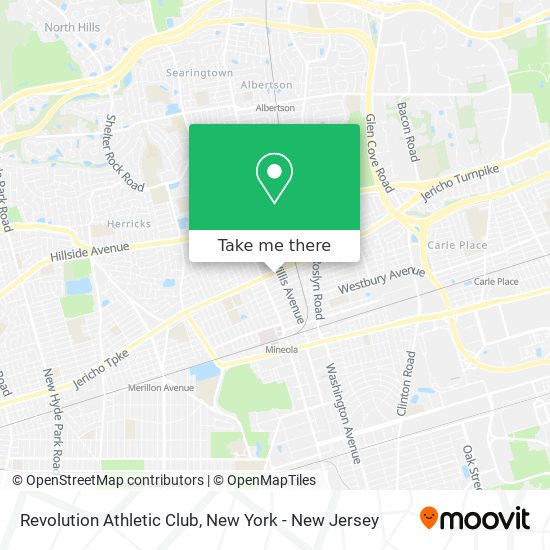 Revolution Athletic Club map