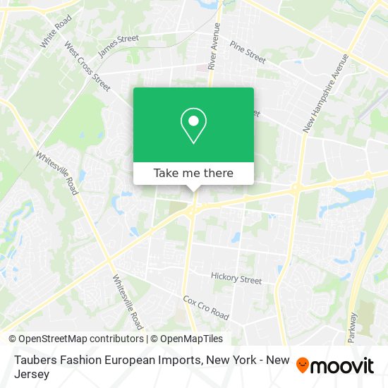 Taubers Fashion European Imports map