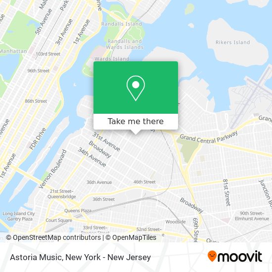 Astoria Music map