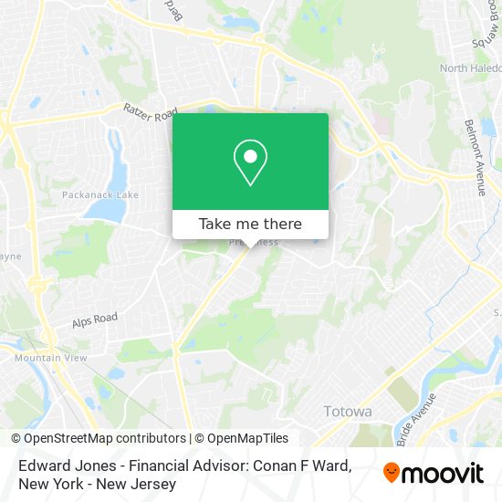 Mapa de Edward Jones - Financial Advisor: Conan F Ward