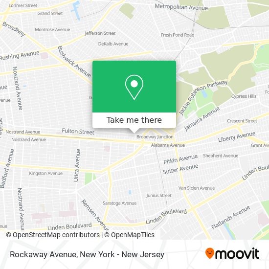 Mapa de Rockaway Avenue