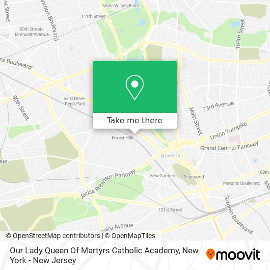 Our Lady Queen Of Martyrs Catholic Academy map