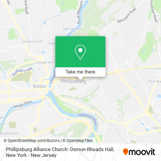 Phillipsburg Alliance Church: Osmun-Rhoads Hall map