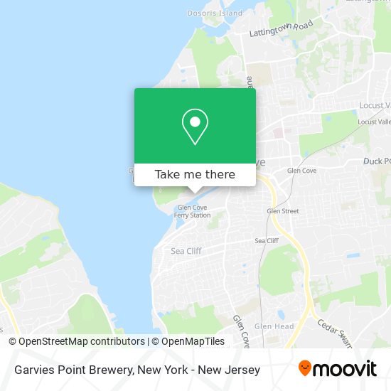 Garvies Point Brewery map