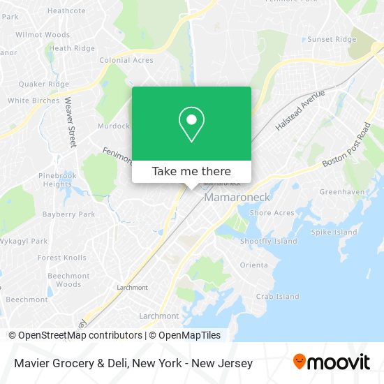 Mavier Grocery & Deli map