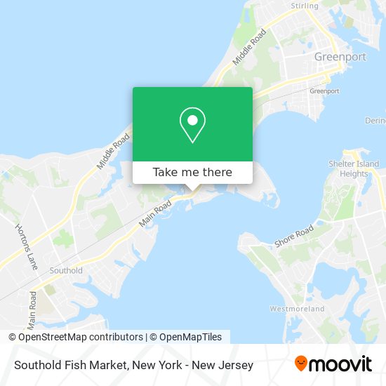 Southold Fish Market map