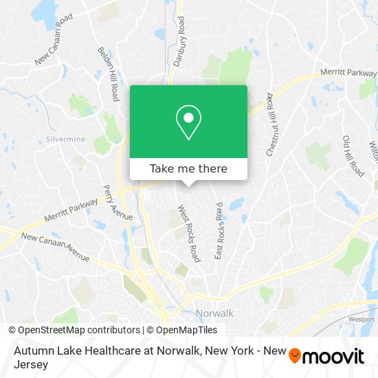 Autumn Lake Healthcare at Norwalk map