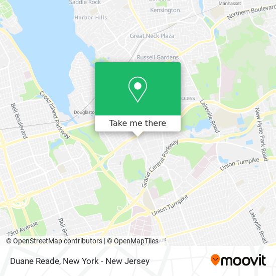 Duane Reade map