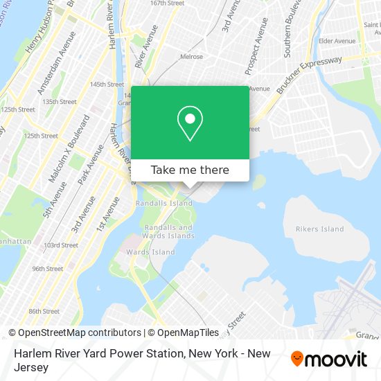 Harlem River Yard Power Station map