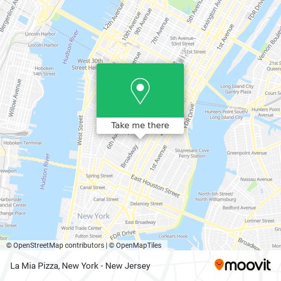 Mapa de La Mia Pizza