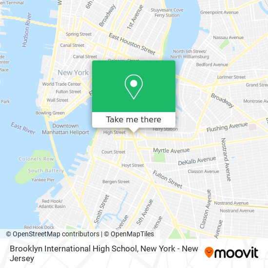 Brooklyn International High School map