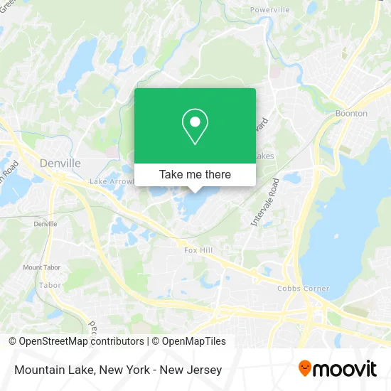 Mountain Lake map