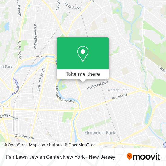 Mapa de Fair Lawn Jewish Center