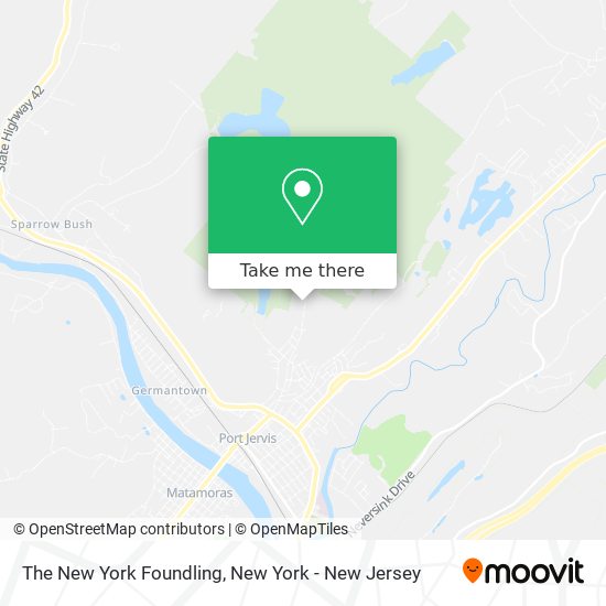 The New York Foundling map