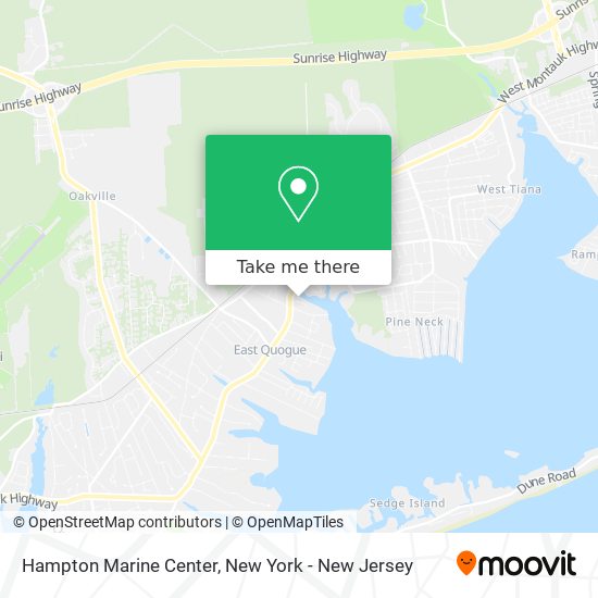 Mapa de Hampton Marine Center