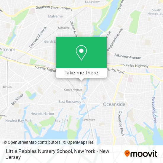 Little Pebbles Nursery School map