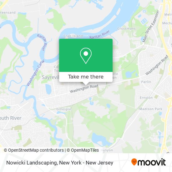 Nowicki Landscaping map