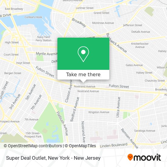 Super Deal Outlet map