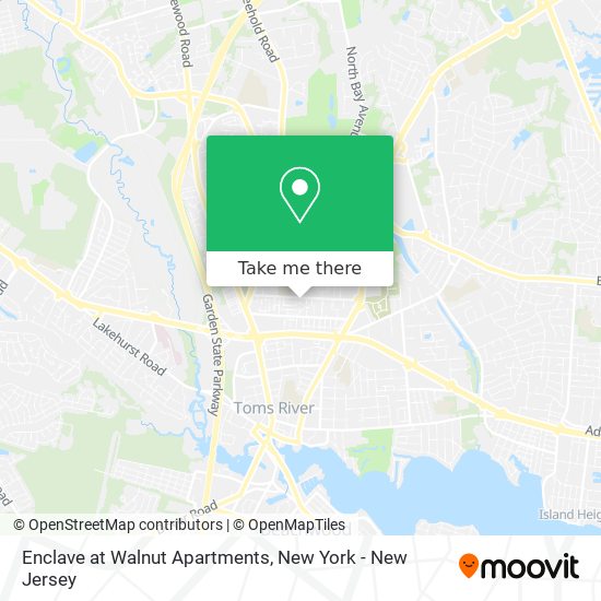 Mapa de Enclave at Walnut Apartments