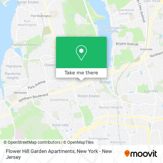 Flower Hill Garden Apartments map