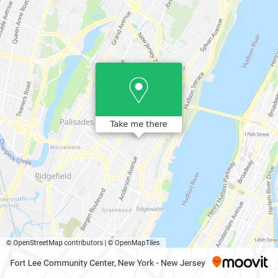 Fort Lee Community Center map