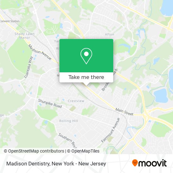 Madison Dentistry map