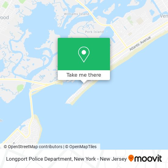 Longport Police Department map