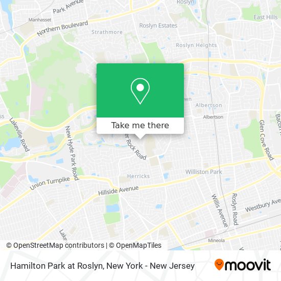 Mapa de Hamilton Park at Roslyn