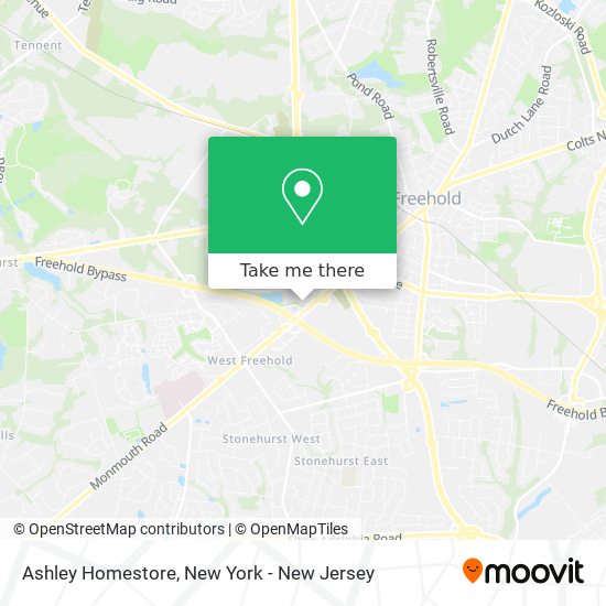 Mapa de Ashley Homestore