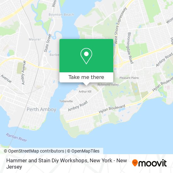 Hammer and Stain Diy Workshops map