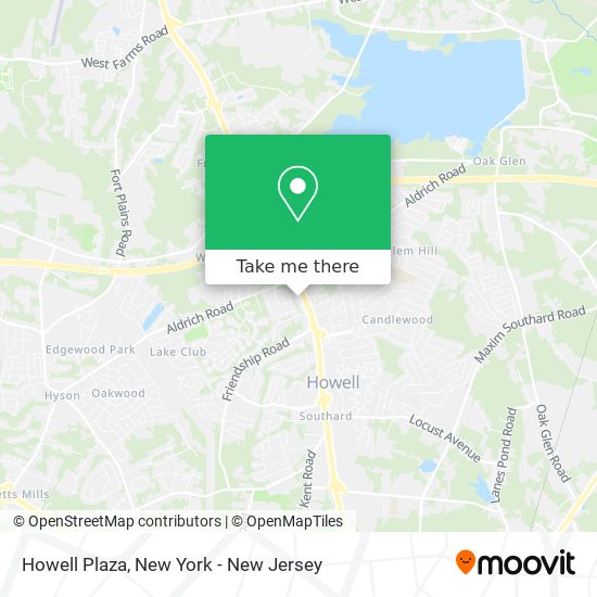 Howell Plaza map