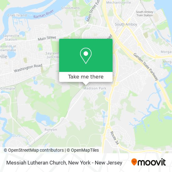 Messiah Lutheran Church map