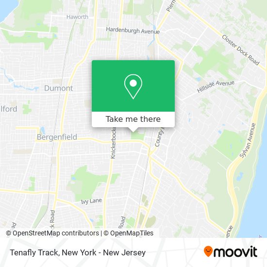 Tenafly Track map