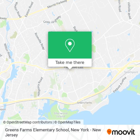 Mapa de Greens Farms Elementary School