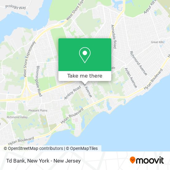 Td Bank map