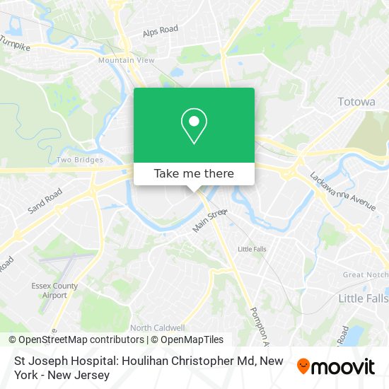 Mapa de St Joseph Hospital: Houlihan Christopher Md